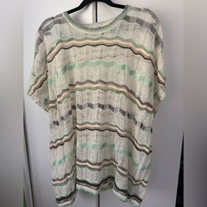 Flowy pastel Missoni top